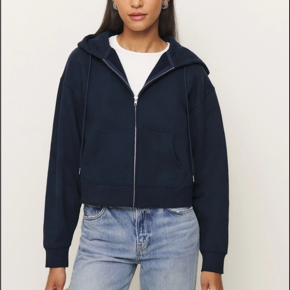 Reformation Tops - Reformation Kira wide leg and Austin zip up sweat set